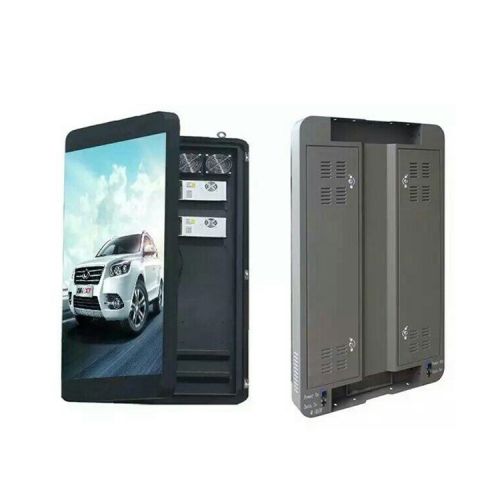 LAN/Wifi/3G/4G road light LED display monitor outdoor TV intelligent management street pole led panel advertising